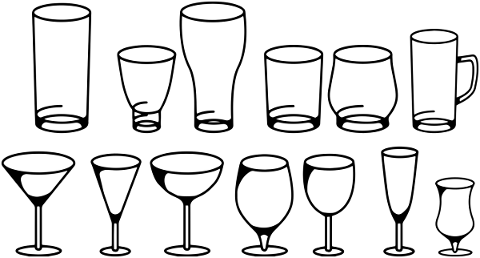 drinking-glasses-glasses-outline-5761067