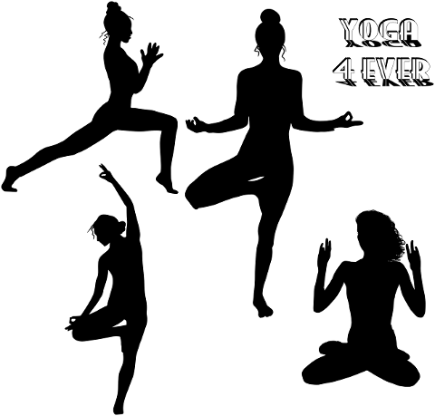 silhouette-yoga-women-girl-pose-7162232