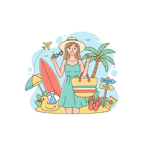 beach-vacation-illustration-10080012