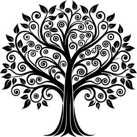 tree-plant-nature-line-art-leaves-8789434