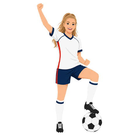 ai-generated-girl-woman-football-10335067