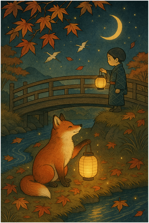 autumn-fall-fox-child-lantern-9892643