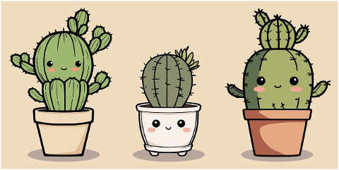 cacti-plants-kawaii-nature-cartoon-8569070