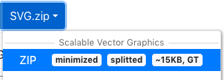 enable SVG minimization